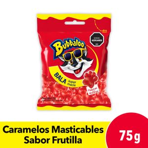 Caramelos Masticables Bubbaloo Frutilla 75g