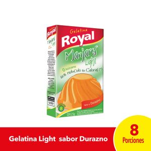 Gelatina Durazno Light 25g