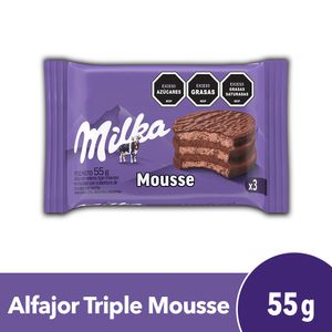 Alfajor Triple Milka Mousse 55g