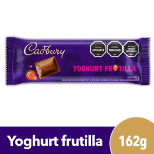 Chocolate Cadbury Frutilla Relleno Yoghurt 162g