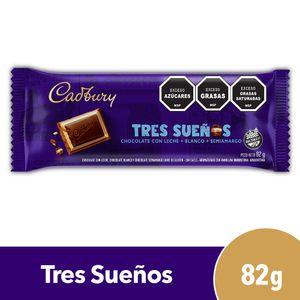 Chocolate Cadbury Tres Sueños 82g