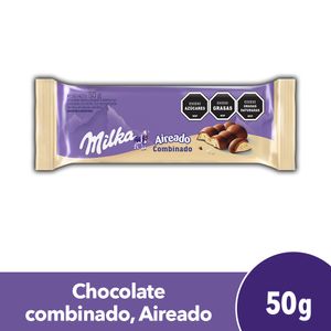 Chocolate Combinado Milka Aireado 50g