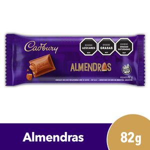 Chocolate con Almendras Cadbury 82g