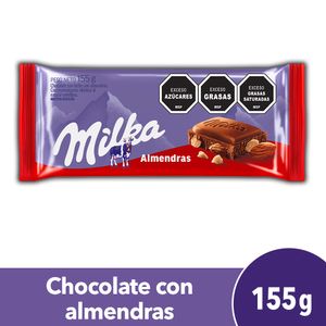 Chocolate con Almendras Milka 155g