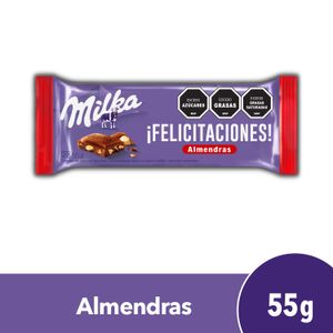 Chocolate con Almendras Milka 55g