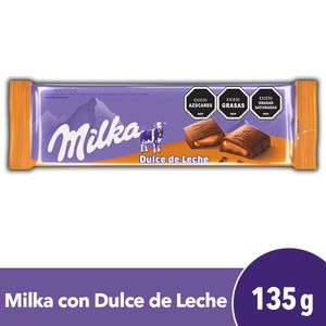 Chocolate Relleno Dulce de Leche Milka 135g