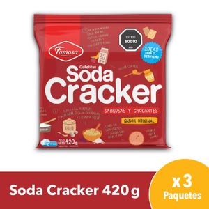 Galletas de Agua Soda Cracker 420g