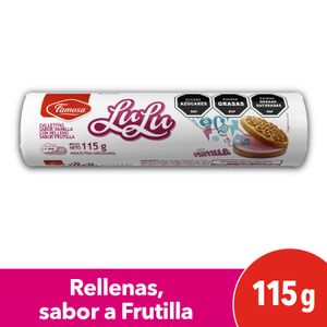 Galletas Lulú Rellenas Famosa Frutilla 115g