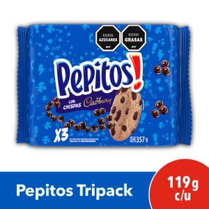 Galletas Pepitos con Chips de Chocolate 357g