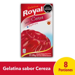 Gelatina Doble Royal Cereza Regular 170g