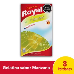 Gelatina Doble Royal Manzana Regular 170g