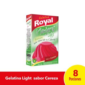 Gelatina Royal Cereza Light 25g