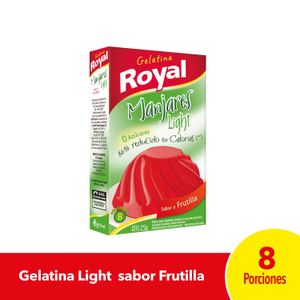 Gelatina Royal Frutilla Light 25g
