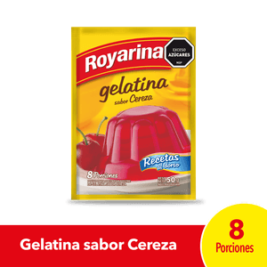 Gelatina Royarina Cereza Regular 50g