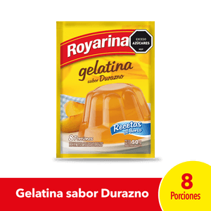 Gelatina Royarina Durazno Regular 50g