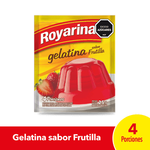 Gelatina Royarina Frutilla Regular 25g