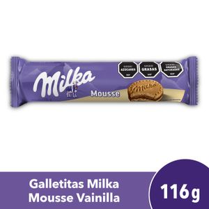 Galletas Milka Mousse Vainilla Rellenas 116g