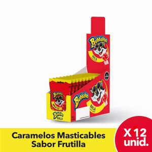 Caramelos masticables Bubbaloo Frutilla 15g