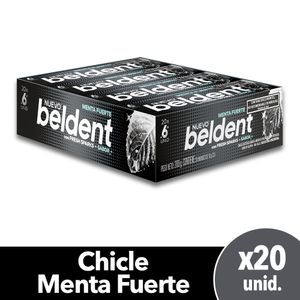 Chicles Beldent Menta Fuerte 10g