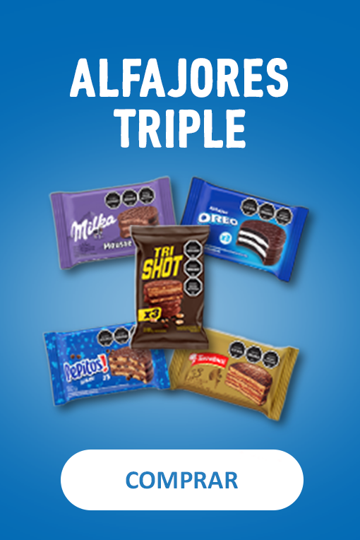 descubri los alfajores triples